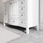 Meuble-lavabo Mandilyn 48 po entièrement assemblé, lavabo simple, comptoir en pierre reconstituée, lavabo en céramique, dosseret inclus, charnières et tiroirs à fermeture amortie, peinture à la main-1605055082