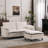 2-Seater Sofa with Ottoman