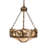 3 - Light Antique Copper Bowl Pendant