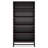 70.87" 5-Tier Sandalwood Heavy Duty Bookshelf Library Organizer For Living Room-384588761