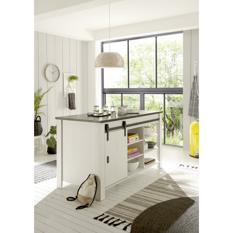 93cm Kitchen Pantry, White
