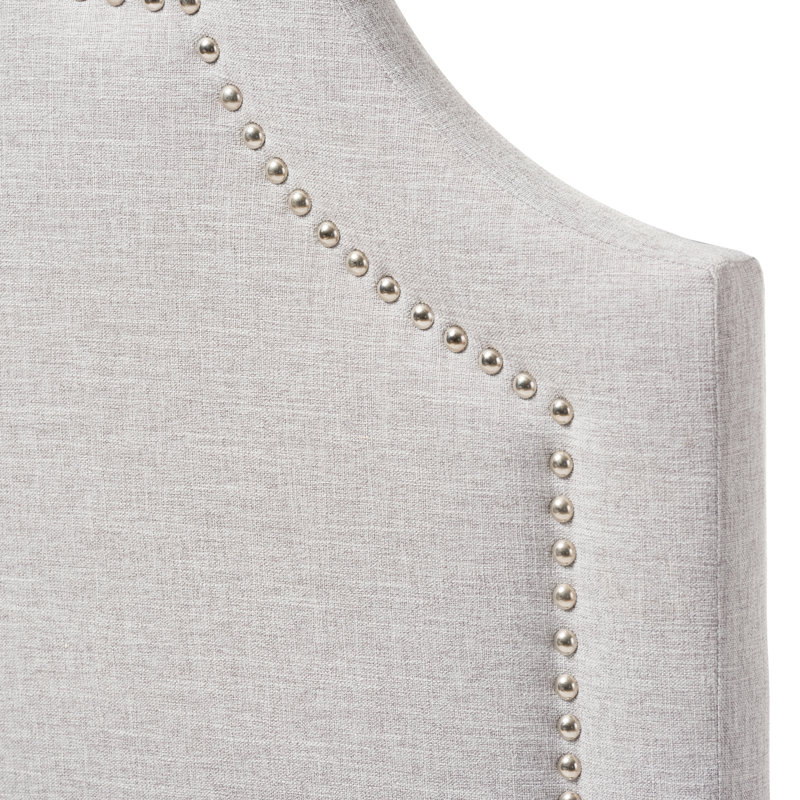 Michelly Upholstered Headboard, Grayish Beige