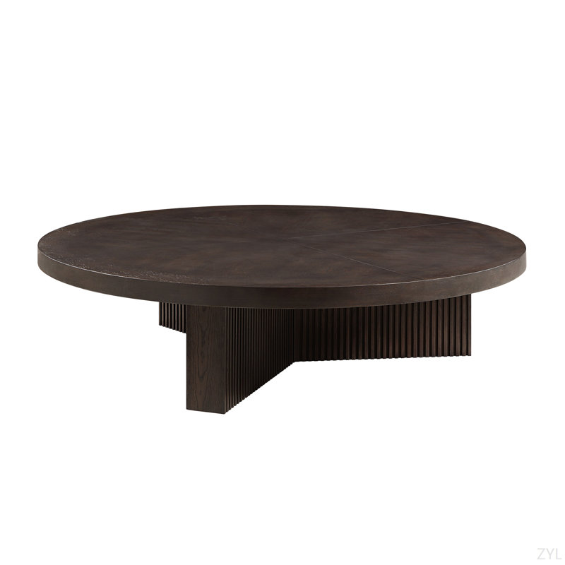 Table basse à finition expresso