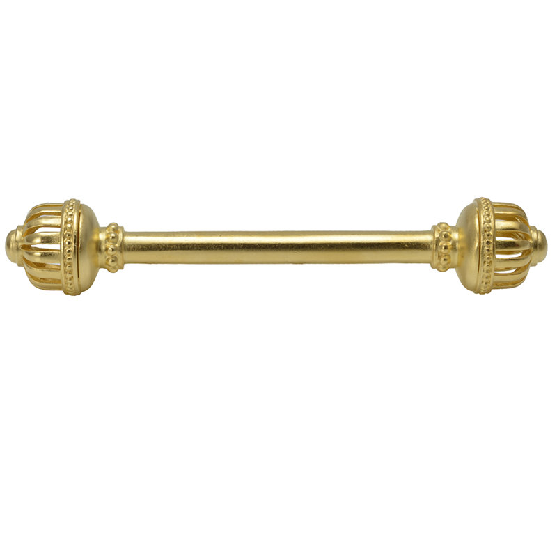 Cricket Cage large 4 inches c.c. pull in Platinum, 3", Gold