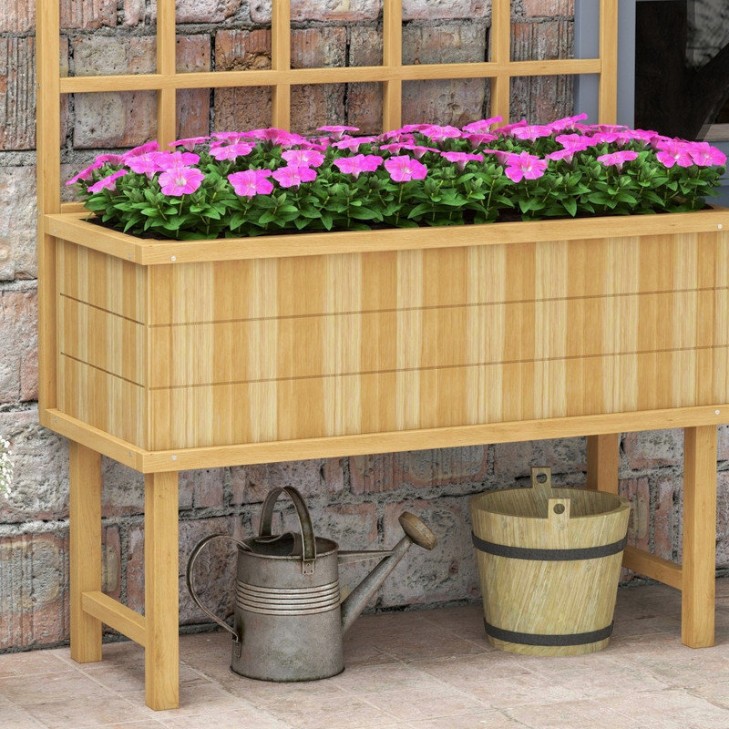 Wood Raised Garden Bed