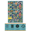Tapis tissé multicolore lavable à la machine-393455286