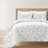 Floral Jacquard Reversible Soft Matelassé Quilt 3Pc Set-99884567-99884564