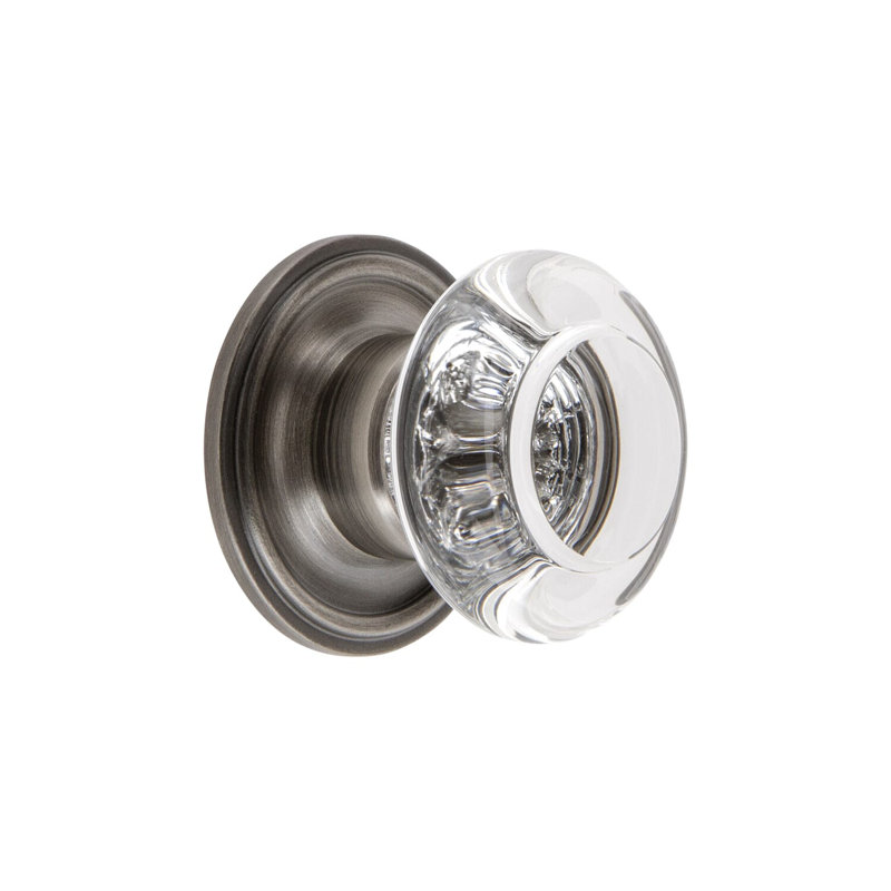 Bordeaux Round Knob, Antique Pewter
