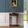 Ashby Demilune Console Table with Storage