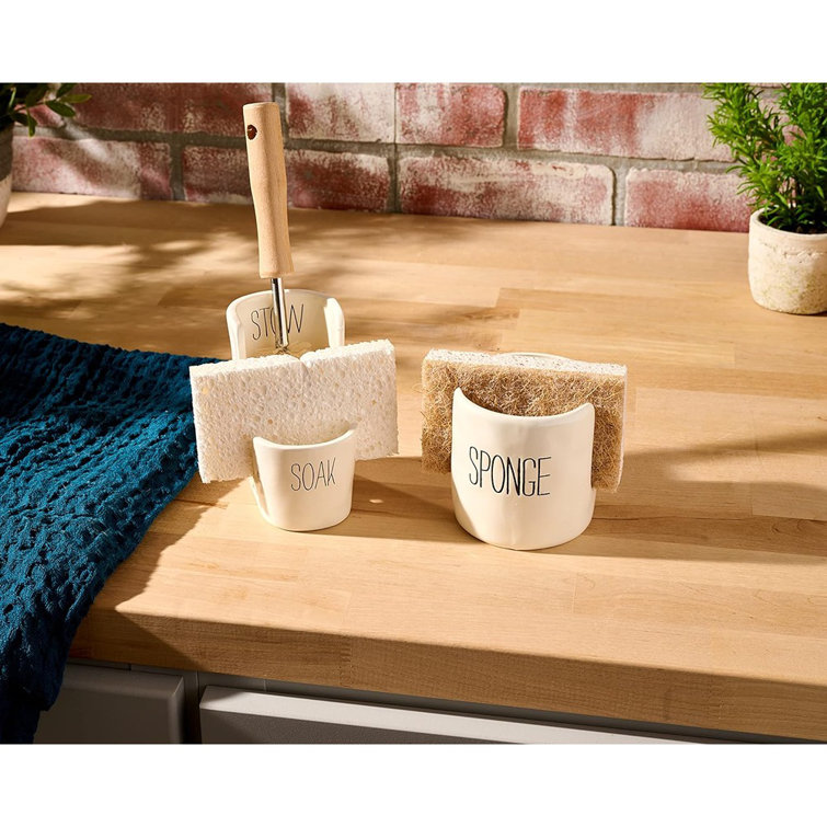 Sponge & Brush Caddy Set by Mudpie