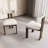 Mid-Centur Fully Assembled Solid Wood Dining Chairs,White & Walnut Side Chairs