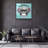 Elegant Decorative Tempered Glass Painting, 40 x 40 Inches | 100% Tempered Glass, Thickness: 0.16 Inches | UV Printing for Vibrant Colors & Durability | Perfect for Home Decor & Art Enthusiasts