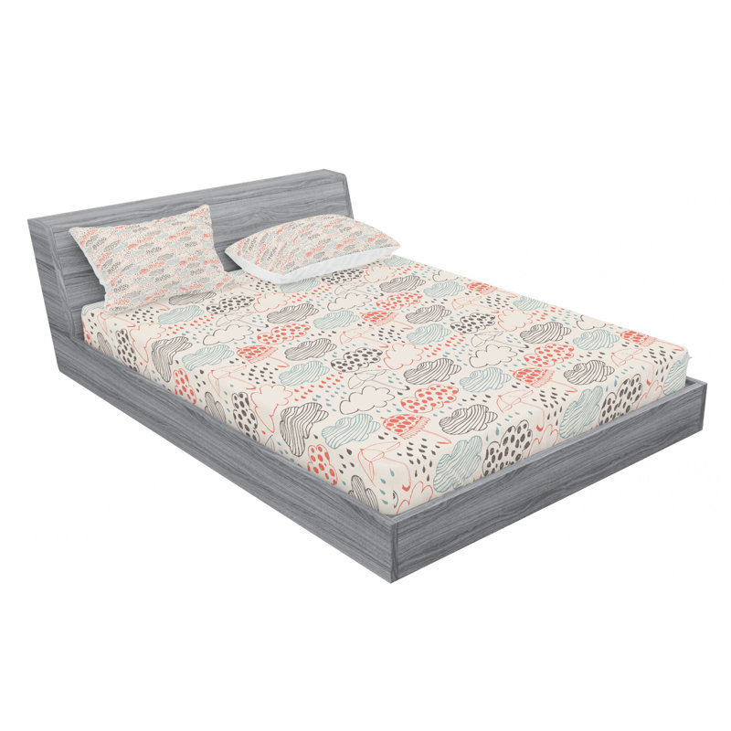 Microfiber Sheet Set, Full Sheet Set with Fitted Sheet