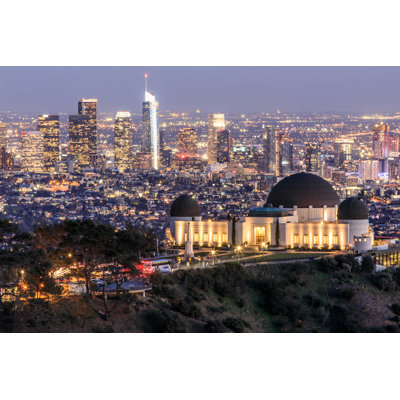 Los Angeles Skyline - Photographie sur toile tendue