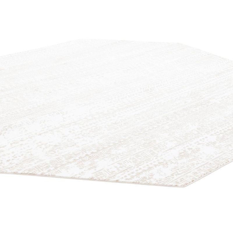 Ardussi Abstract Indoor Rug, Octagon 5'3" x 5'3"