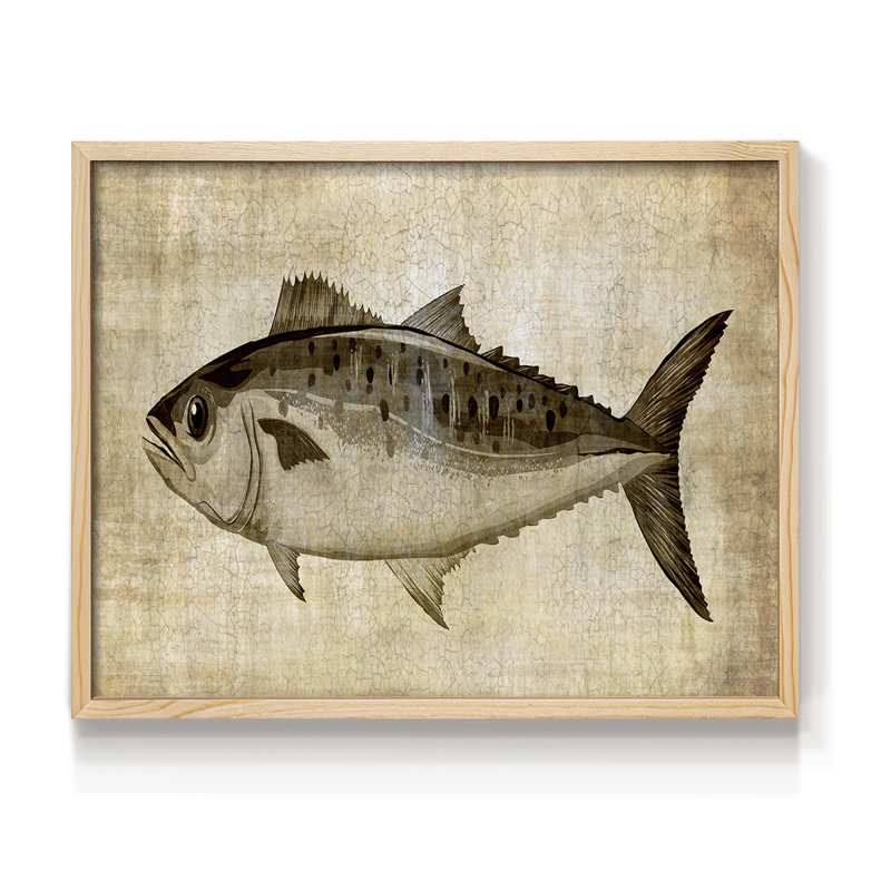 «Big Catch II», reproduction encadrée, H 11 po x l 14 po, Naturel