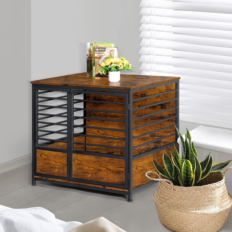 Caisse Kehoe, Brun / noir, Moyen (H 27,6 po x l 31,4 po x P 23,6 po)
