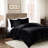 Black Faux Fur Comforter King/ King - , , Comfort And Fashion Style Soft Elegant-120469594-120469595