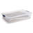 41 Qt Clear Storage Bins With Latching Lids, 4-Pack, Stackable, BPA-Free, Made In USA