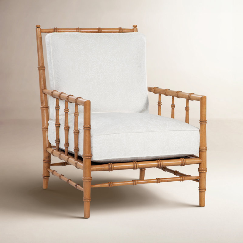 Fauteuil d'appoint Channel Island, Performance Crypton des neiges; 0884-91, Graine de lin
