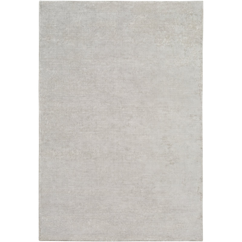 Tapis gris touffeté et fabriqué à la main Cusick
