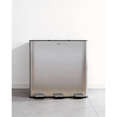 3 Compartments Trash Can, With Lids Airtight