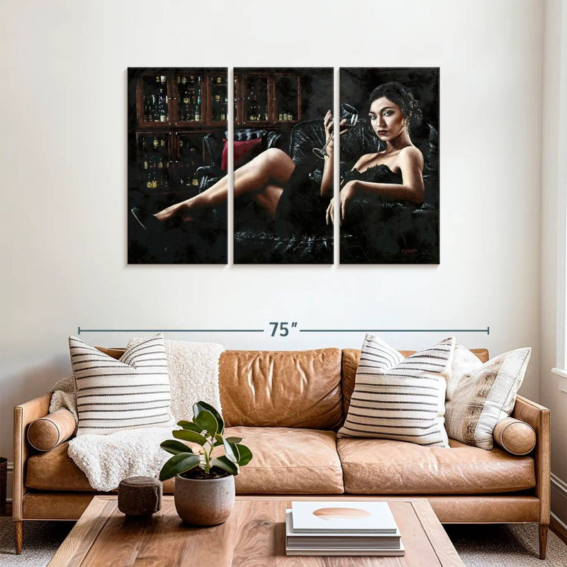 Leisha After Dinner, 36" H x 57" W