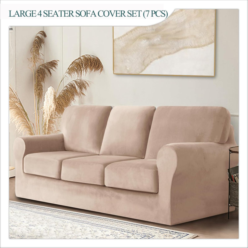 Blended Fabric Slipcover, Beige