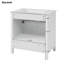 Meuble-lavabo de 30 pouces avec lavabo en céramique et beaucoup de rangement