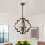 Lustre géométrique style lanterne à 4 lumières 19,49 po-1252845524