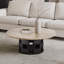 Table basse en travertin de style Wabi-sabi-48583945-48583942