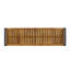 Banc de patio en bois et métal-391383449