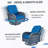 Wicker Patio Furniture Set - 3 Piece Rattan Outdoor Sectional Conversation Sets 2 Piece Wicker Hang Gliding  Chairs And 1 Side Table
