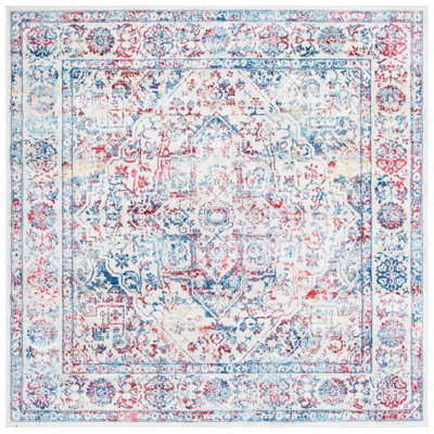 Tapis oriental gris clair / ivoire