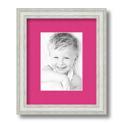 Wood Matte Picture Frame with Mat