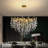 Luxury Tree Branch Chandelier,Modern chandelier crystal light,LargeRaindrop pendant light(gold)-1024871692