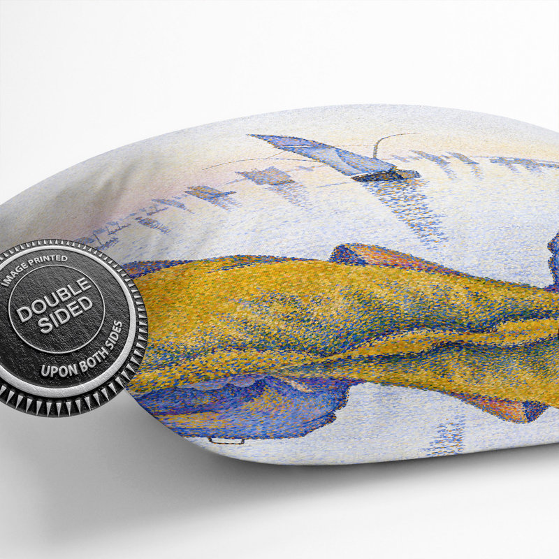 Evening Calm Square Throw Cushion, 40cm H x 40cm W x 15cm D