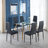 Leleifi Glass Top Four Leg Dining Set-1775005355