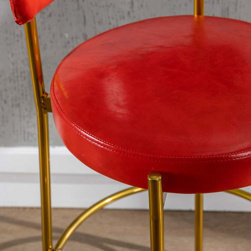Tabouret Ehrinn, Rouge