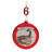 14.5'' Glass Animals Holiday Shaped Ornament
