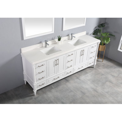 Ensemble de meuble-lavabo double 84 po Flavell