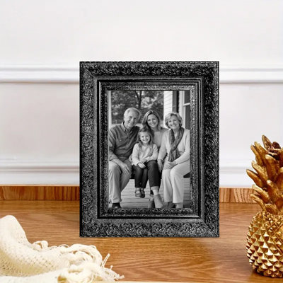 Cadre photo noir classique moderne 1pc pour photos et cadeaux 5 "x 7"