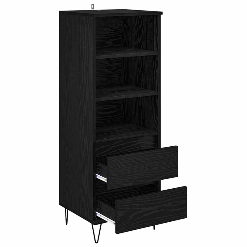 40cm Sideboard, Black Oak