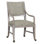 Big Sur Solid Wood Arm Chair with 2 Casters
