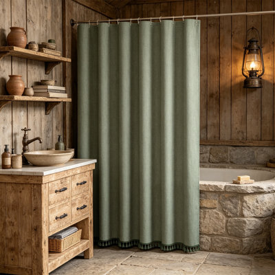 Rideau de douche Boho Farmhouse
