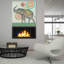 Bungalow Bungalow «Elephant» par Jadei, art mural en verre acrylique-1417586004