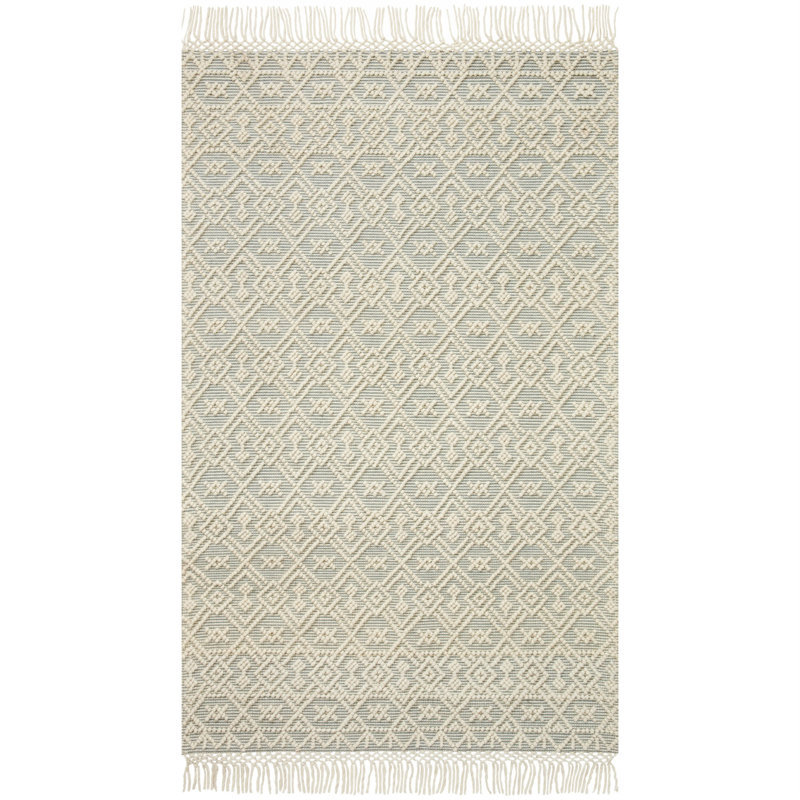 Gault Cotton Geometric Indoor Rug, Rectangle 5' x 8'