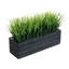 24.9cm Faux Herbs Grass in Wood Planter