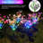 4 Color Solar Powered Flower Lights Pathway Lamp-98495879
