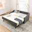 Lit de jour simple avec charge USB et lit extensible escamotable-893045915